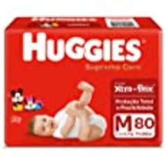 [PRIME] Fralda Huggies Supreme Care M - 80 Fraldas [R$0,74/tira]