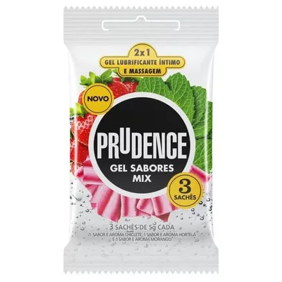 Gel Lubrificante Prudence Mix 3 Saches De 5g Cada - PanVel Farmácias