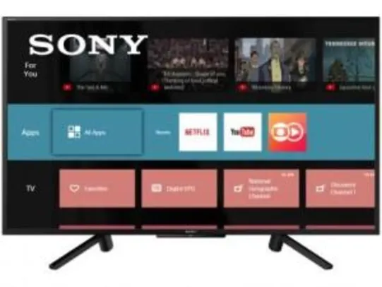 Smart TV LED 50” Sony Full HD KDL-50W665F - Conversor Digital Wi-Fi 2 HDMI 2 USB R$1994