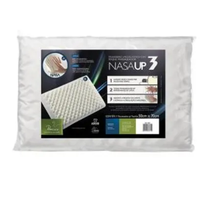 [Prime] Travesseiro para Fronha com Revestimento em Malha, Branco, 50x70 cm