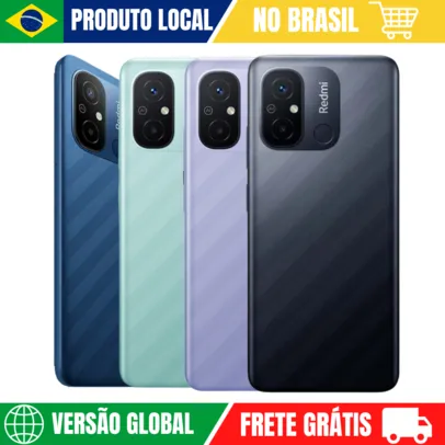 [Parcelado][No Brasil] Xiaomi Redmi12C 128GB ROM 4GB RAM Versão Global | Smartphone 4G , ROM Global 