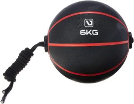 [Prime] Medicine Ball C/ Corda 6Kg , Liveup Sports R$ 101
