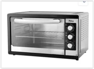 Forno Elétrico Philco PFE48P com Função Timer Prata - 46L | R$ 329