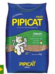 Areia higiênica para gatos Pipicat Classic 4 kg