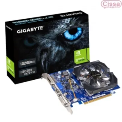 [Cissa Magazine]  Placa de Vídeo Gigabyte GeForce GT 420 2GB GV-N420-2GI - R$180