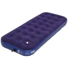 Colchão de Solteiro Inflável Mor,PVC Vinil,Capacidade 100Kg,com Fole,Azul - 9071 - R$64