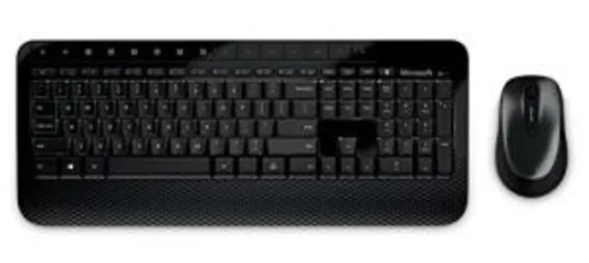 Teclado e Mouse sem Fio Desktop 2000 USB Preto Microsoft - M7J00021