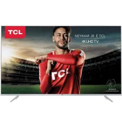 Smart TV Ultra HD LED 55'' TCL, 4K, 3 HDMI, 2 USB, com Wi-Fi - 55P6US | R$2.120