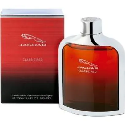 [Sou Barato] Perfume Jaguar Classic Red - Masculino 100ml - R$180