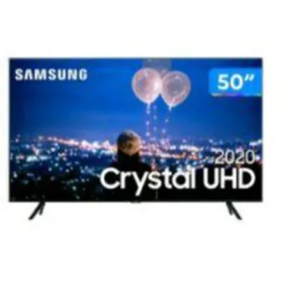 (APP)+(CLIENTE OURO) Smart TV Cristal UHD 4k LED50 Samsung-50TU8000 Wi-fi Bluetooth HDR3 HDMI 2 USB | R$2090