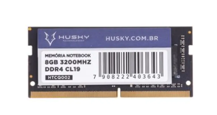 Memória Husky Technologies, 8GB, 3200MHz, DDR4, CL19, Para Notebook 