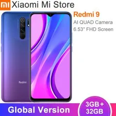 Xiaomi Redmi 9 32GB + 3GB Ram | R$664