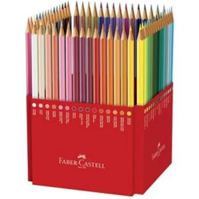 Lápis de Cor 60 cores sextavado 120160G Faber Castel - R$59