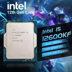 Processor Intel Core I5-12600kf New I5 12600kf 10-core 16-thread Cpu 10nm L3=20m 125w Lga 1700 - Cpus 