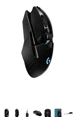 (PRIME) Mouse Gamer Sem Fio Logitech G903 | R$536