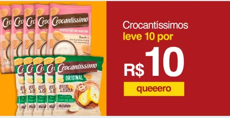 (APP) 10 Unid - Crocantíssimo Sabores 40g Bimbo