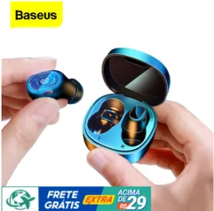 Fone de Ouvido Stereo Baseus WM01 TWS Wireless 5.0 Bluetooth Controle Touch