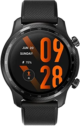 TicWatch Pro 3 Ultra GPS smartwatch relógio inteligente Wear OS Qualcomm SDW4100 Monitor de saúde e 
