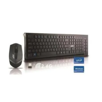 Teclado e Mouse sem Fio Feasso Fatc-30 - R$63,69