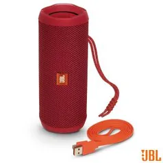 Caixa de Som Bluetooth JBL com Potência de 16W Vermelho - FLIP4