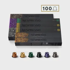 [AME SC R$158] Cápsulas de Café Nespresso Intenso e Equilibrado - 100 Cápsulas