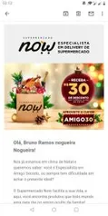 R$ 30 OFF acima de R$ 140 | Super Mercado Now