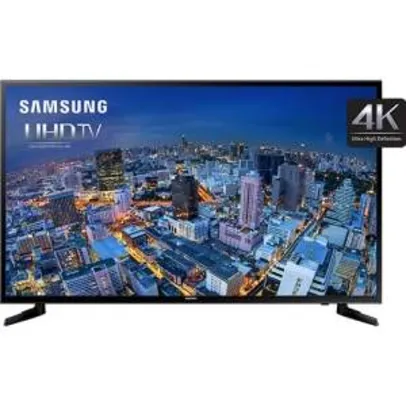 [Submarino] Smart TV LED 40" Samsung 40JU6000 Ultra HD 4K com Conversor Digital 3 HDMI 2 USB Função Games Wi-Fi R$1.794,65 no Boleto