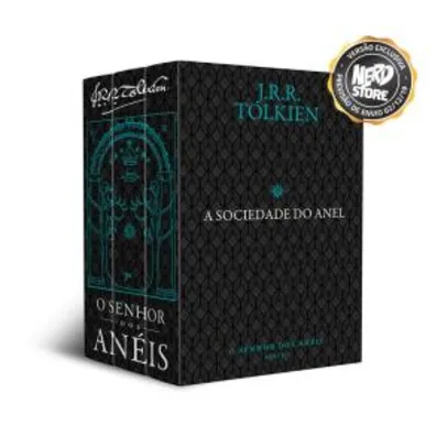PRÉ-VENDA Trilogia de Livros – O Senhor Dos Anéis – Versão Exclusiva Nerdstore R$ 190