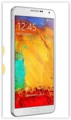 [Saraiva] Samsung Galaxy Note 3 Branco Desbloqueado, Android 4.3, 4G, Quad Core 2.3 Ghz, Câmera 13 MP por R$ 1349
