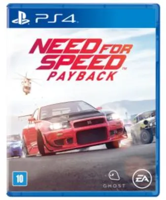 Need For Speed - Payback - PS4 - R$132