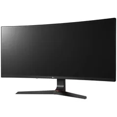 Monitor Gamer LG 34´ UltraWide Curvo, Full HD, IPS, FreeSync, 144Hz, 1ms - 34GL750 | R$2.549