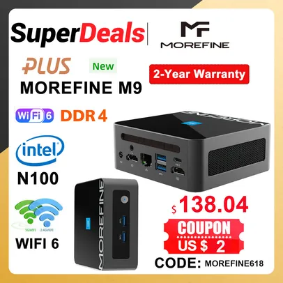 Mini PC Morefine m9 12th DDR4 SATA N100