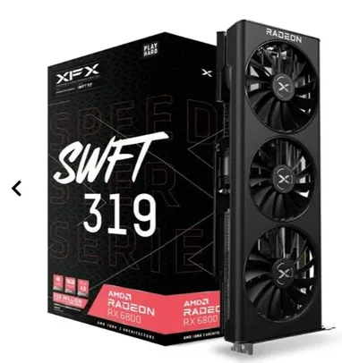 Placa de Video XFX Radeon RX 6800 Speedster SWFT319, 16GB, GDDR6, 256-bit, RX-68XLAQFD9