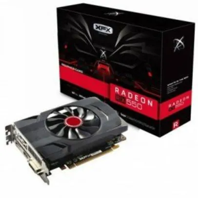 Placa de Vídeo XFX Radeon RX 550 4GB - R$ 499,90