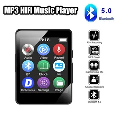 MP3 Player portátil com clipe e Bluetooth 5.0