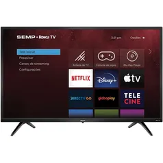 (Ame 952)Smart TV Semp 32" Roku LED HD R5500