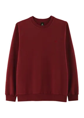 Hering Blusão Básico Masculino Em Algodão Comfort - Vermelho