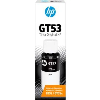 Garrafa de Tinta HP GT53 Preto, 1VV22AL (Substitui o GT51) | R$23