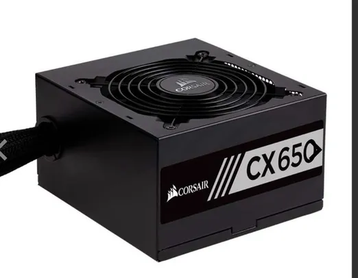 Fonte Corsair CX Series | 650W 80 Plus PFC | R$400