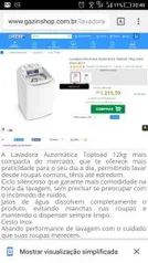 Lavadora Electrolux LAC12 - R$1097,17