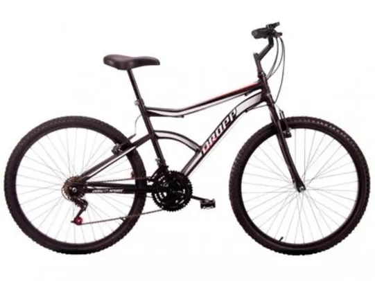 Bicicleta Aro 26 Dropp Sport Aço Freio V-brake - 18 Marchas