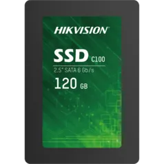 SSD Hikvision C100, 120GB, Sata III, Leitura 550MBs e Gravação 420MBs, HS-SSD-C100/120G