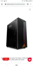 Computador Pichau Gamer Thor, Ryzen 3 3200G, 8GB DDR4, SSD 120GB | R$1.799