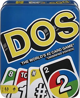 (PRIME) Jogo De Cartas, Uno, Dos, (Lata) 