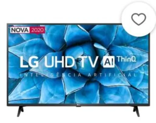 Smart TV LG 43'' 43UN7300 Ultra HD 4K WiFi Bluetooth HDR Inteligência Artificial ThinQ AI Google Assistente Alexa IOT