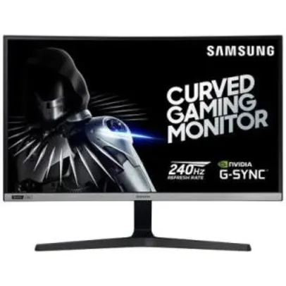 [10% OFF] Monitor Curvo Samsung Odyssey 27", FHD, 240Hz, HDMI, DP, G-Sync | R$ 1862