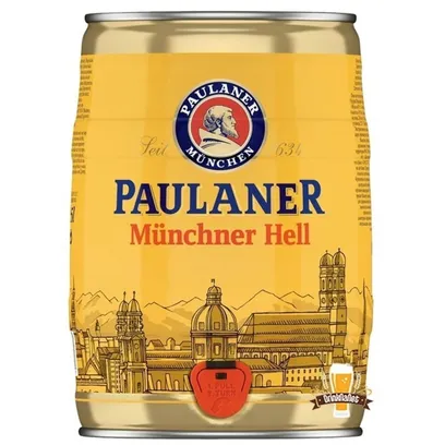 Foto do produto Cerveja Paulaner Munchner Hell Barril 5 L