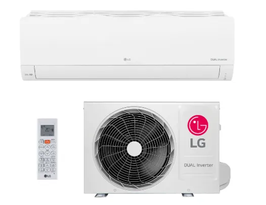 Ar Condicionado Split Hw Inverter R-32 LG Dual Inverter Compact 12000 Btus Frio 220V S3NQ12JAQAL.EB2GAM1