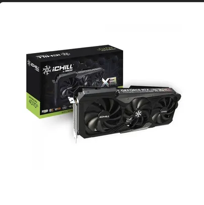 Placa de Video INNO3D NVIDIA GeForce RTX 4070 Ti ICHILL X3, 12GB, GDDR6X, DLSS, Ray Tracing, C407T3-126XX-186148H