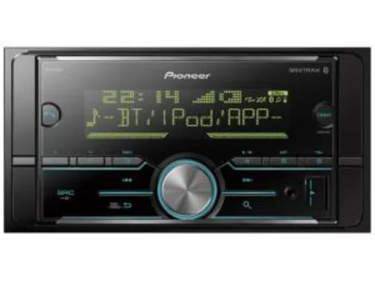 Saindo por R$ 380: Som Automotivo Pioneer MP3 Player AM/FM - Bluetooth USB Auxiliar MVH-S618BT por R$ 380 | Pelando